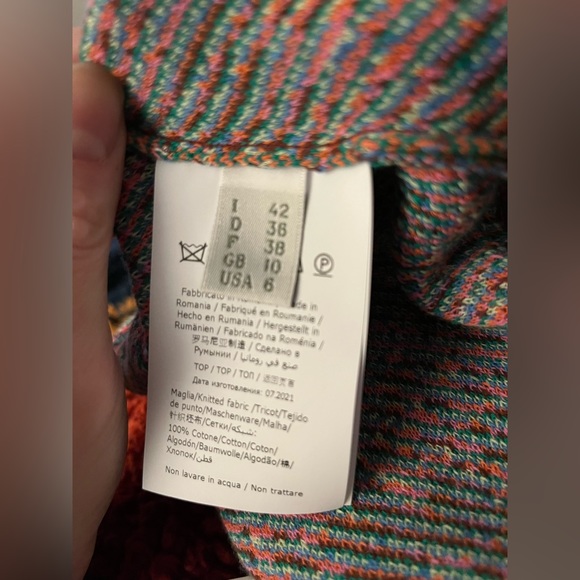 NWT Philosophy Di Lorenzo Serafini Floral Printed One-Shoulder Top 4 - Picture 5 of 5